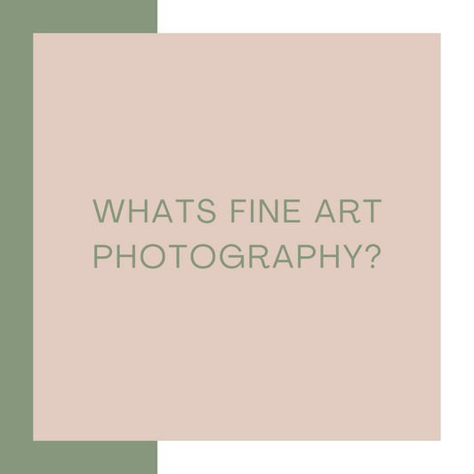 What's Fine Art Photography?